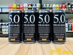 BIA LÚA MẠCH Đức 5,0%vol ORIGINAL PILS BEER lon đen 500ml ( BIA VÀNG )
