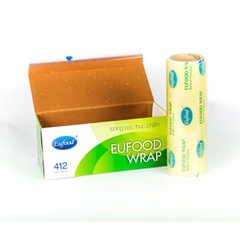 Màng bọc TP Eufood Wrap hộp 412*30cm dao gạt táo xanh
