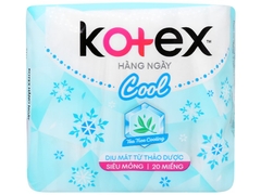 Băng vệ sinh Kotex hàng ngày Cool kháng khuẩn 20M