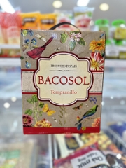Rượu Vang Bịch 0 Độ Bacosol Tempranillo Tây Ban Nha 3L
