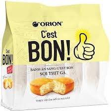 Bánh mì sợi thịt gà Bon Orion 85g