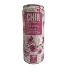 Nước cocktail vị vải sake Chill sakura 330ml