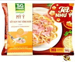Mỳ Ý xốt kem thịt xông khói SG Food 250g