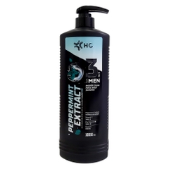 Sữa tắm HC For Men bạc hà 3 in 1 1L Thái Lan