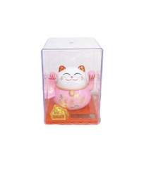 Mèo thần tài hộp nhựa