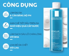 Nước hoa hồng Laroche-Posay dành cho da dầu 200ml Pháp