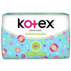 Băng vệ sinh Kotex hằng ngày kháng khuẩn 20M