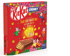 Bánh xốp phủ socola sữa Nestle Kitkat Chunky 114g