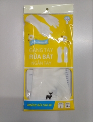 Găng tay rửa bát ngắn tay không mùi size L 29cm