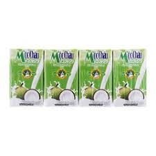 Sữa UHT vuông vị dừa Mộc Châu 110ml * 48 Hộp