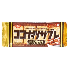 Bánh quy Nissin vị dừa,hạnh nhân,hạt phỉ Nhật Bản 120g