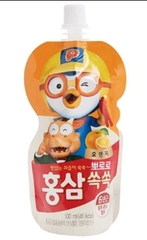 Nước hồng sâm Pororo Paldo vị cam Hàn Quốc 100ml