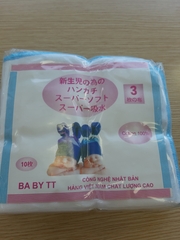 Set 10 Khăn xô sữa Baby xuất Nhật 3 lớp