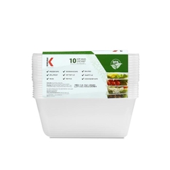 Set 10 Hộp nhựa đựng thực phẩm Kokusai 1000ml