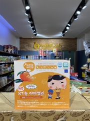 Thạch rau quả hữu cơ bổ sung vitamin C và D JEJU Hàn Quốc gói lẻ 20g