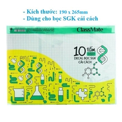 Bọc vở đề can Classmate DC314 - 190*265mm