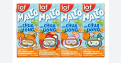 Sữa chua uống LOF Malto hương cam 180ml