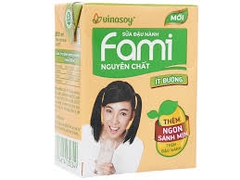 Sữa Fami nguyên chất ít đường 200ml
