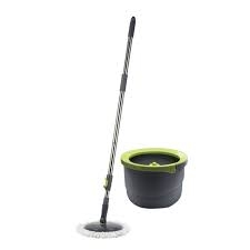 Bộ cây lau nhà xoay tay Mini Spin Mop ETM498 Lock & Lock