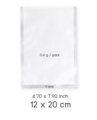 Set 25 Túi hút chân không 1 mặt nhám size 12x20cm