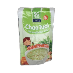Cháo tươi tôm,rau ngót nhật & cà rốt SGFood 240g