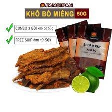 Bò khô miếng Fansipan gói 50g