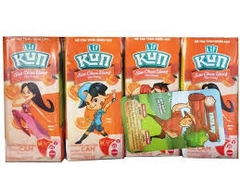 Sữa chua uống hương cam Kun 180ml*48 hộp