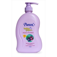 Sữa tắm gội Pureen baby hương nho 750ml