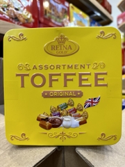 Kẹo thập cẩm Toffee Malaysia hộp vuông 120g