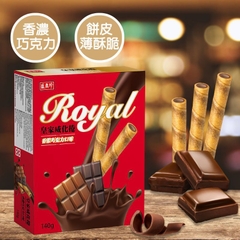 Bánh que xốp Royal chocolate Đài Loan 140g