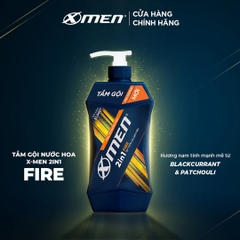 Sữa tắm, gội  2in1 Xmen Fire hương nước hoa 650ml