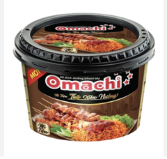 Mì Omachi Trộn thịt xiên nướng tô 95g