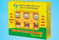 Nước yến sào Khánh Hoà Sanest đông trùng hạ thảo (6lọ*70ml)