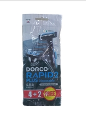 Set 4 +2 Free Dao cạo xanh 2 lưỡi Dorco 100SB
