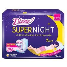 Băng vệ sinh Diana Super night 29cm