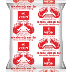 Mì chính hiệu 2 tôm vifon 75g * 30 gói
