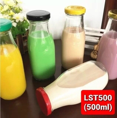 Chai thủy tinh nắp nhôm 500ml