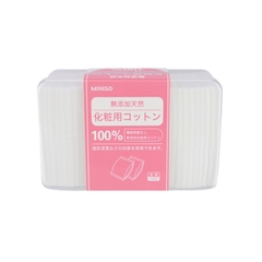 Bông tẩy trang Miniso hộp 1000M Nhật Bản