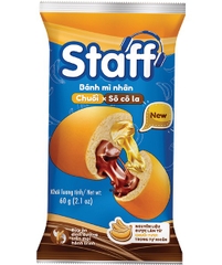 Bánh mì Staff nhân chuối & socola 60g