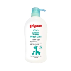Sữa tắm gội Pigeon xanh 700ml