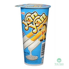 Bánh chấm YanYan vanilla màu xanh 50g