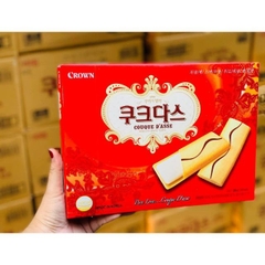 Bánh quy kẹp kem vị vani Crown Hàn Quốc 289g