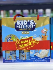 Lốc 6 lọ Yến nước Kid's Nest Plus vị tự nhiên 420ml (6 lọ*70ml)