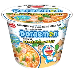 Mì ly Doraemon vị hải sản chua ngọt Acecook 53g