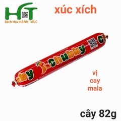 Xúc xích Chubby HCT vị cay Mala 82g