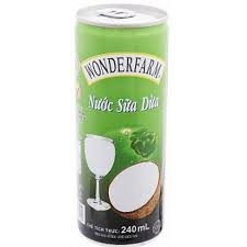 Nước sữa dừa wonderfarm 240ml