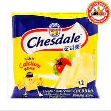 Phô mai Lát Cheddar vị sữa hiệu Chesdale 250g