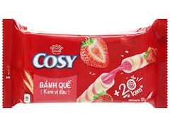 Bánh Cosy quế vị kem dâu 132gx24 gói