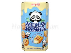 Bánh gấu Hello Panda kem sữa Meiji 43g Singapore