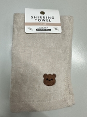 Khăn mặt cotton mềm gấu nâu 30*30cm